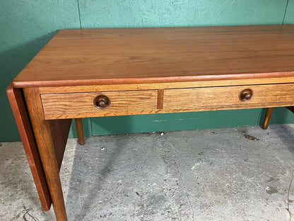 Scrivania Hans J. Wegner design danese vintage anni 60 [atk126] misure L. 136-232 H.73 P.76