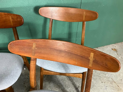 Sedie Hans j. Wegner  design danese vintage anni 60 [atk130]
