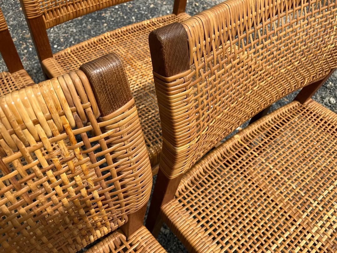 Sedie Børge Mogensen  design danese vintage anni 60 [atk89]
