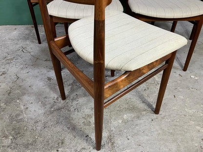 Sedie Henry Rosengren Hansen "modello 39" design danese vintage anni 60 [atk111]