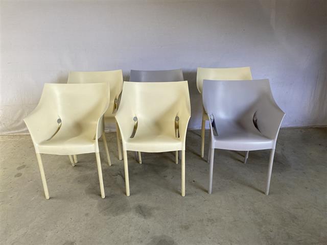 Sedie Phillippe Starck vintage design danese anni 60 [j43331] misure L.54 H.78 P.52
