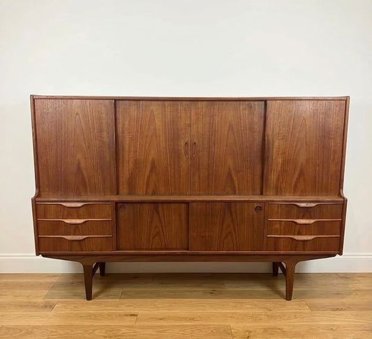 Credenza design svedese vintage anni 60 [ck1741] misure L.185 H.126 P.45