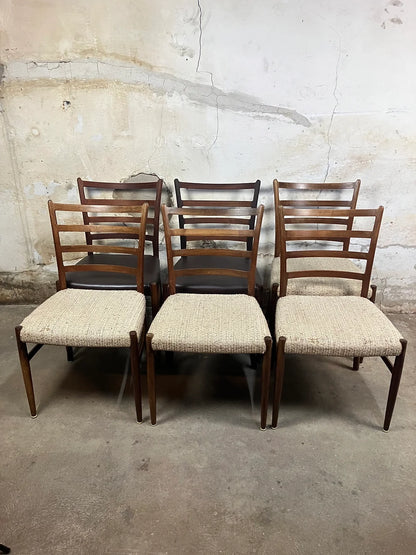 Sedie Johannes Andersen design danese vintage anni 50 [ck1798] misure da richiedere