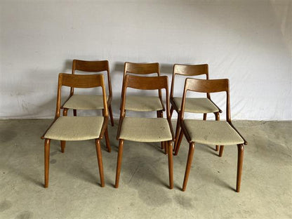 Sedie Alfred Christensen vintage design danese anni 60 [j43375] misure L.48 H.80 P.54