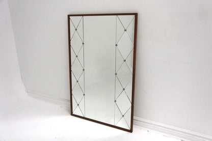 Specchio vintage design svedese anni 50 [sw27431] misure L.82 H.122 P.2,5