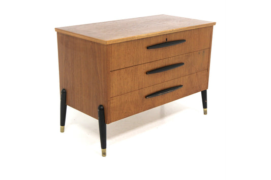 Cassettiera design svedese vintage anni 50 [sw26796] misure L.91 H.65 P.46