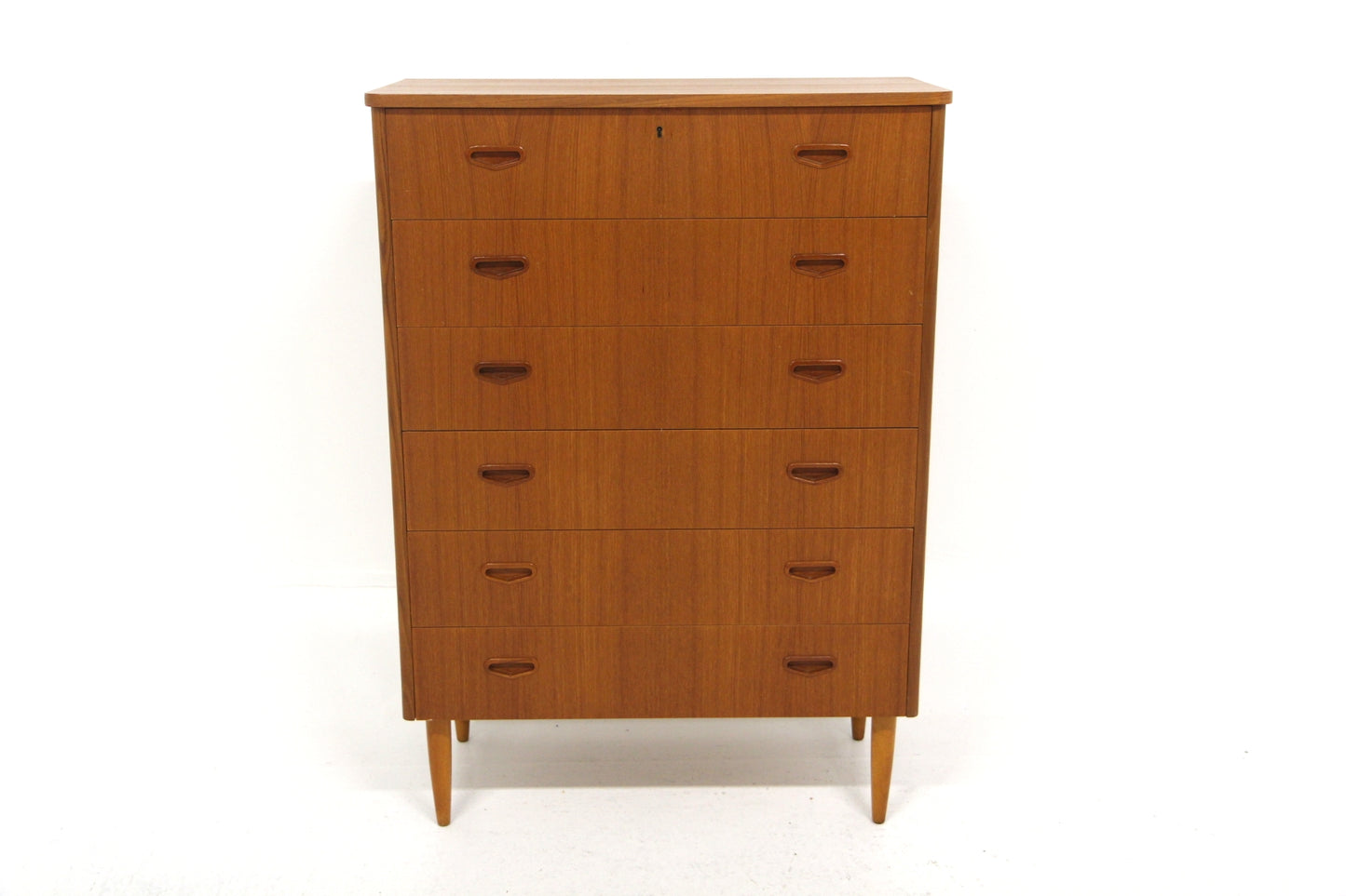 Cassettiera design svedese vintage anni 50 [sw26847] misure L.82 H.116 P.41