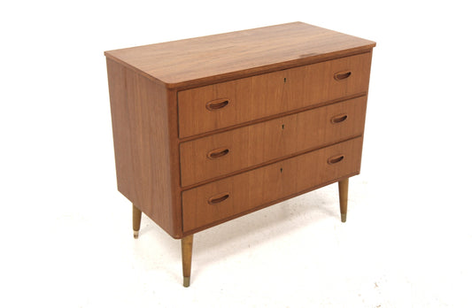 Cassettiera design svedese vintage anni 50 [sw27050] misure L.81 H.70 P.41