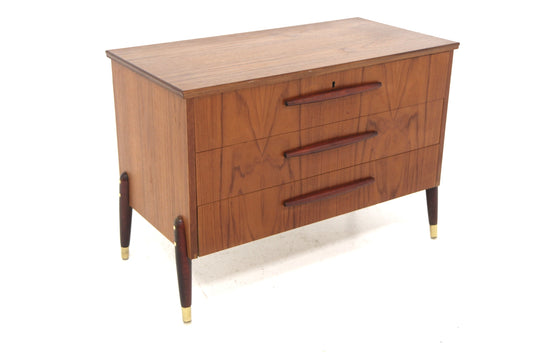 Cassettiera design svedese vintage anni 50 [sw27616] misure L.91 H.66 P.46