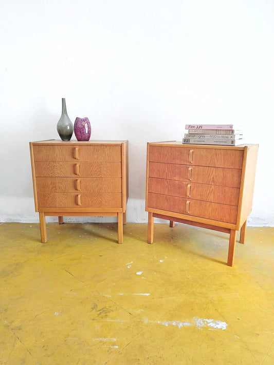 Comodini / cassettiere Bertil Fridhagen design svedese vintage anni 60 [84sw24712+24735] misure L.62 H.72 P.45