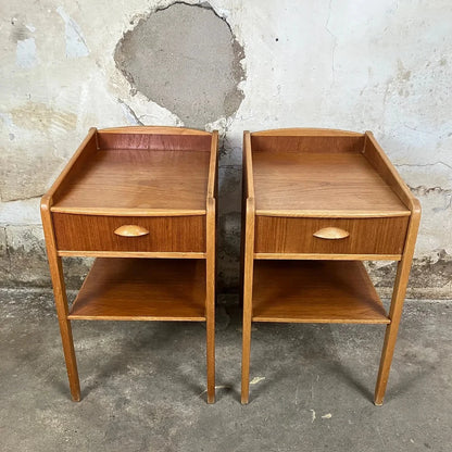 Comodini coppia design danese vintage anni 50 [ck1755]