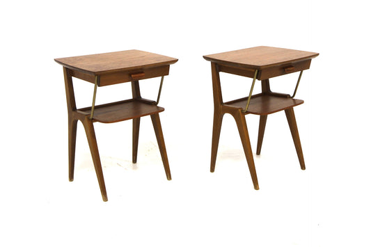 Comodini design svedese vintage anni 50 [94sw28164] misure L.43 H.54 P.33 * IN ARRIVO AD OTTOBRE *