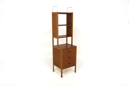 Libreria Bertil Fridhagen design svedese vintage anni 60 [sw28117] misure L.45 H.162 P.40