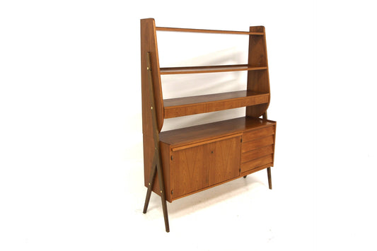 Libreria design danese vintage anni 60 [sw26987] misure L.136 H.167 P.41