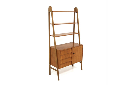 Libreria design svedese vintage anni 60 [sw28102] misure L.80 H.156 P.37