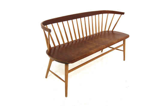 Panca "Florett model 150" design svedese vintage anni 50 [sw27058] misure L.134 H.76 P.45