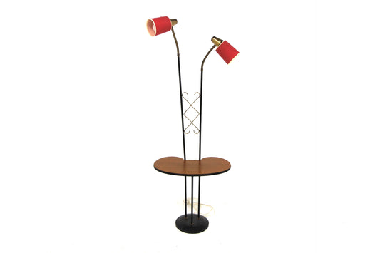 Piantana design danese vintage anni 50 [sw26154] misure L.54 H.130 P.33