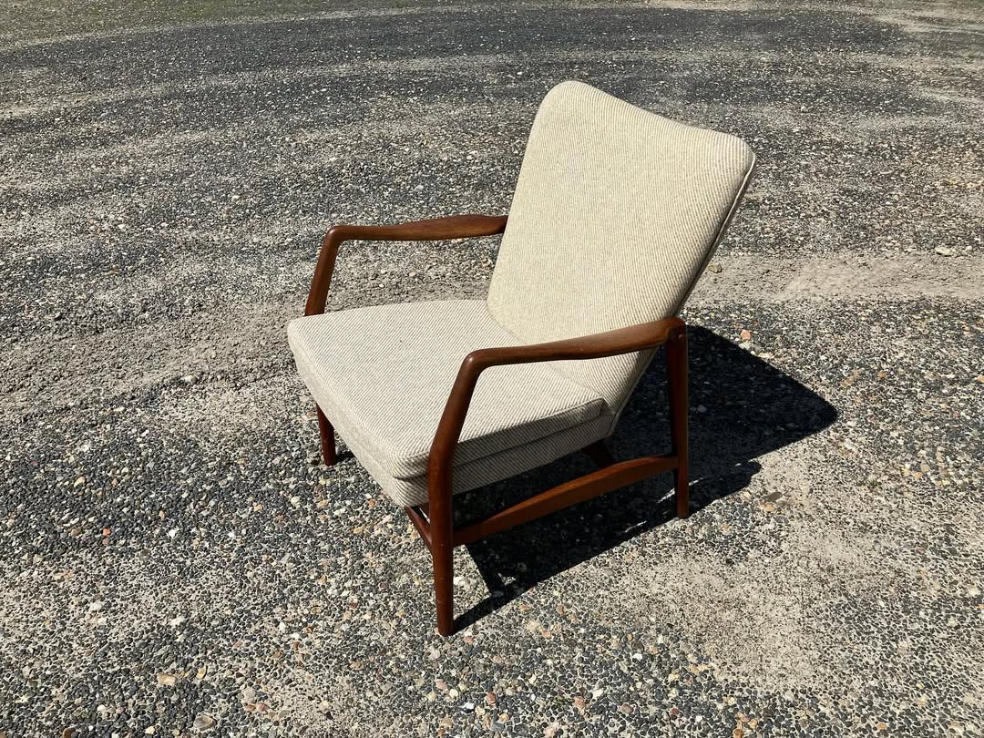 Poltrona Kurt Olsen vintage design danese anni 50 [atk65] misure L.67 H.81 P.66