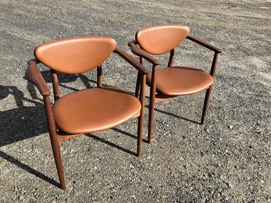 Poltroncine "Model 109" Finn Juhl vintage design danese anni 50 [atk204]