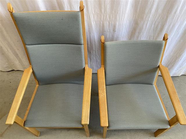 Poltrone Hans Wegner design danese vintage [j44174] misure da richiedere