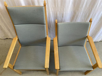 Poltrone Hans Wegner design danese vintage [j44174] misure da richiedere