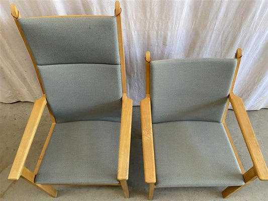 Poltrone Hans Wegner design danese vintage [j44174] misure da richiedere