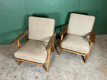 Poltrone "model Ge240" Hans j Wegner vintage design danese anni 50 [atk120]
