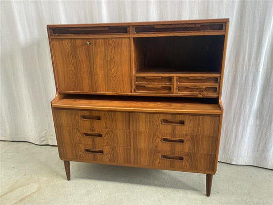 Scrittoio Cassettiera design danese vintage anni 60 [j43958] misure L.125 H.130 P.45