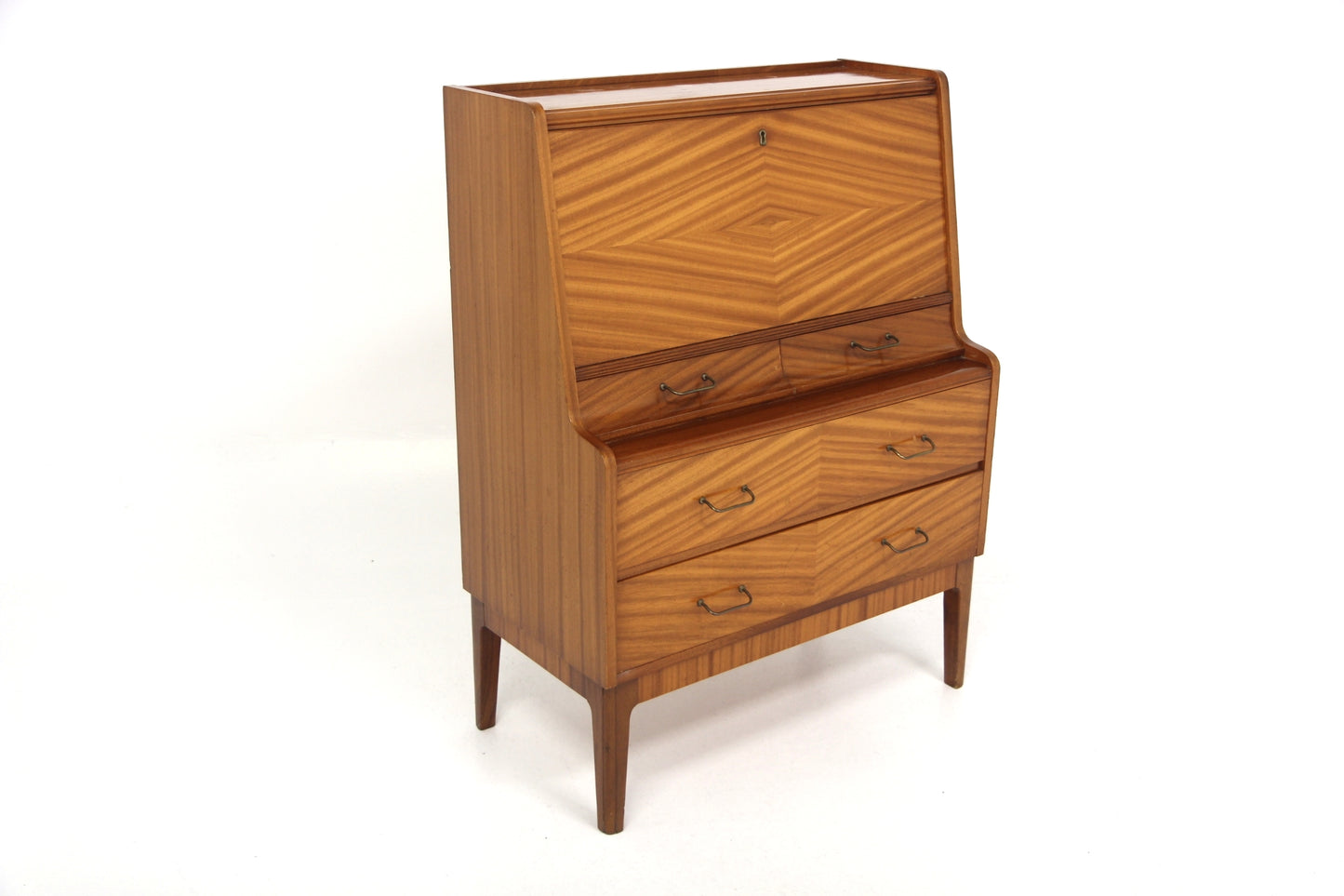 Scrivania design svedese vintage anni 50 [sw27152] misure L.83 H.110 P.46