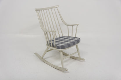 Sedia a dondolo "Bohem 604" Lena Larsson design danese vintage anni 60 [sw26775] misure L.57 H.94 P.80