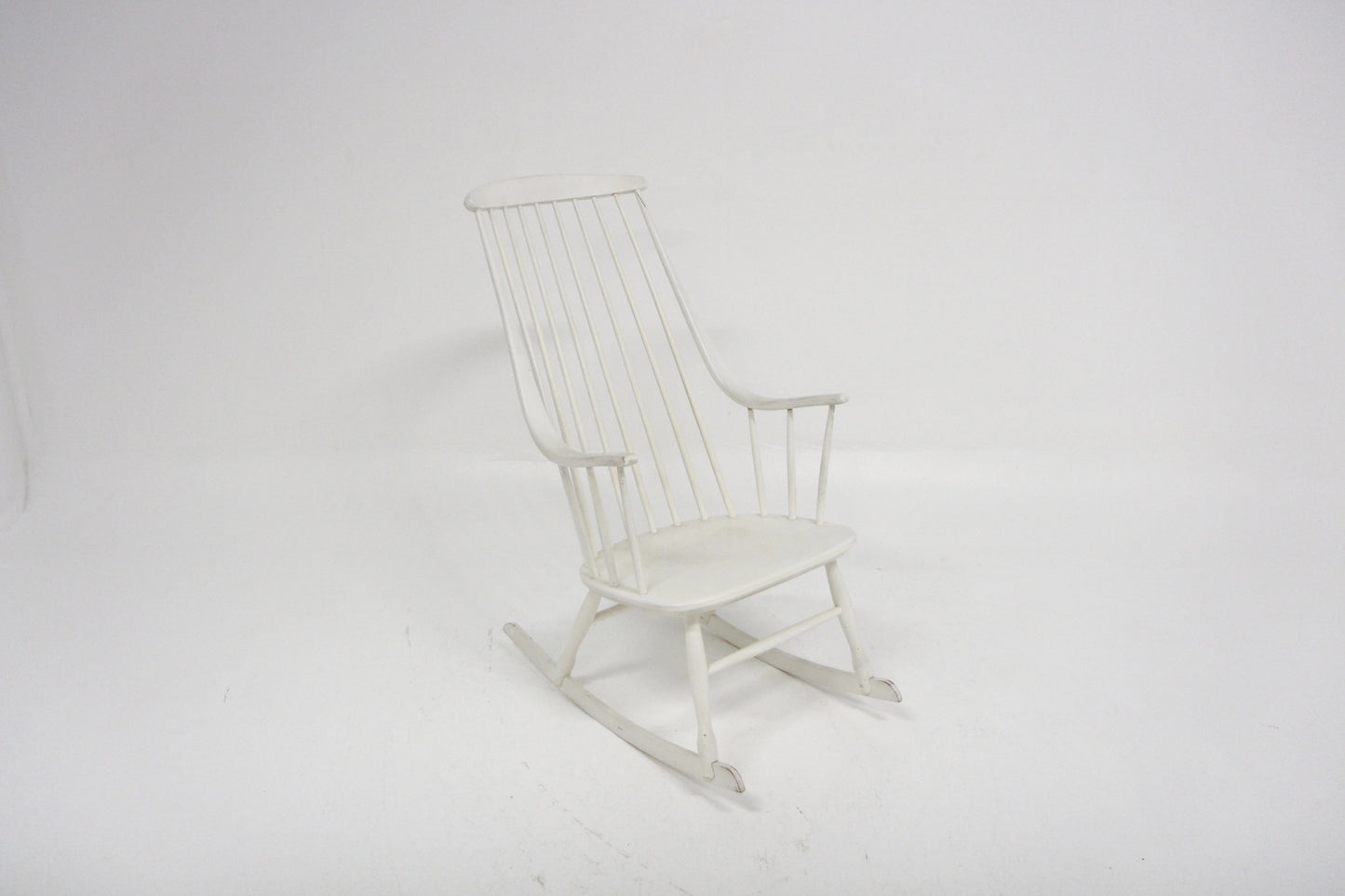 Sedia a dondolo "Bohem" Lena Larsson design danese vintage anni 60 [sw28084] misure L.60 H.110 P.90