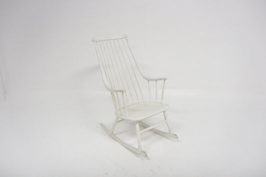 Sedia a dondolo "Bohem" Lena Larsson design danese vintage anni 60 [sw28084] misure L.60 H.110 P.90
