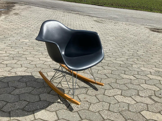 Sedia a dondolo Charles & Ray Eames design danese vintage anni 60 [atk80] misure da richiedere