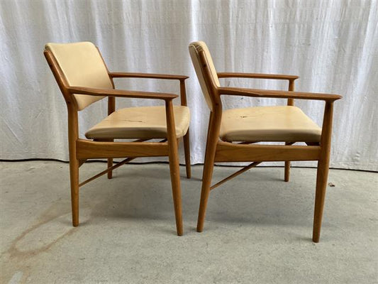 Sedie Arne Vodder vintage design danese anni 60 [j44270] misure su richiesta