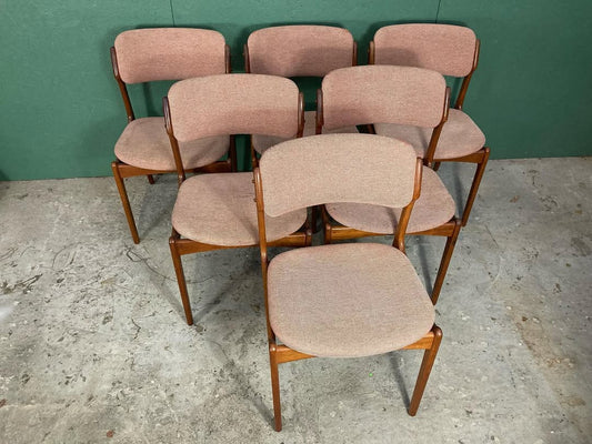 Sedie Erik Buch design danese vintage anni 60 [atk48]