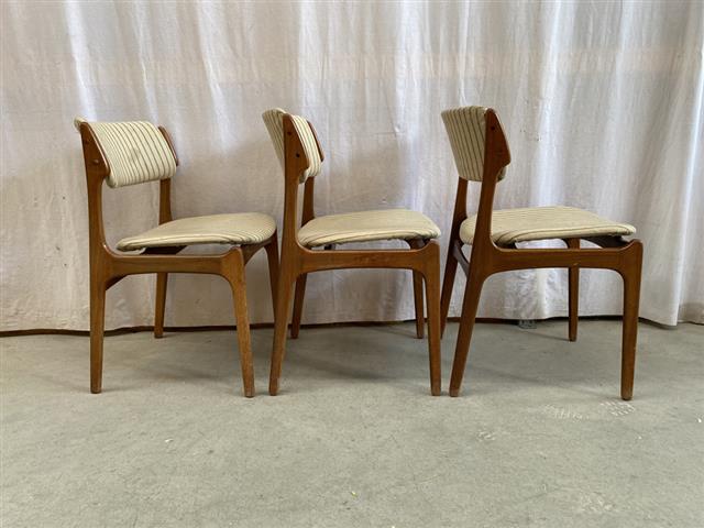 Sedie Erik Buck vintage design danese anni 50 [j41696] misure L.49 H.78 P.47
