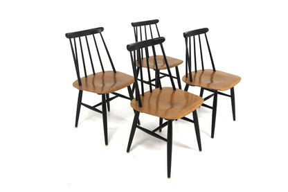 Sedie "Fanett" Ilmarie Tapiovaara design danese vintage anni 50 [sw27012] misure L.45 H.80 P.45