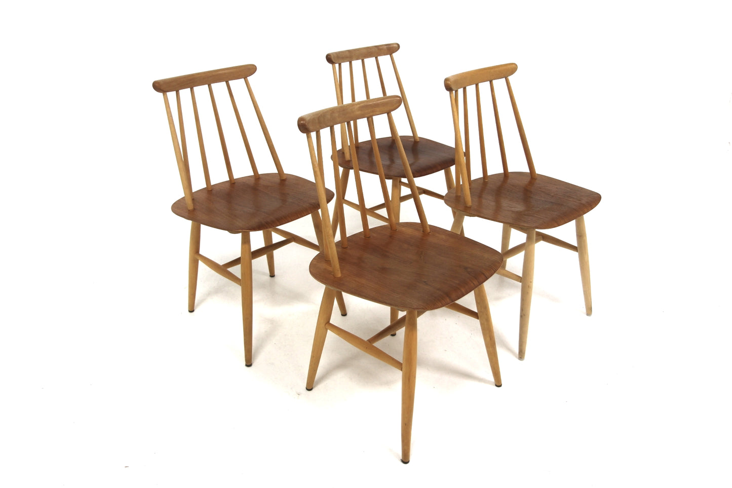 Sedie "Fanett" Ilmarie Tapiovaara design danese vintage anni 60 [sw26744] misure L.45 H.80 P.45