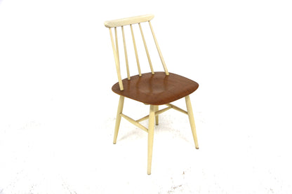 Sedia "Fanett" Ilmarie Tapiovaara design danese vintage anni 60 [sw27022] misure L.45 H.80 P.45