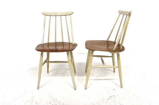 Sedie "Fanett" Ilmarie Tapiovaara design danese vintage anni 60 [sw27023] misure L.45 H.80 P.45