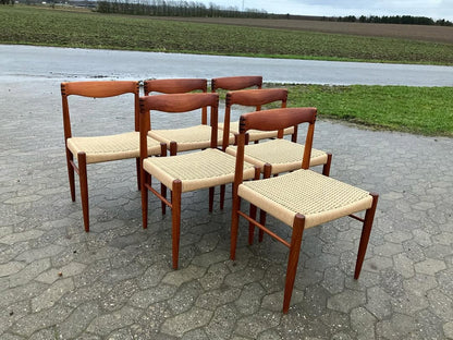 Sedie H.W.Klein design danese vintage anni 60 [atk47] misure da richiedere