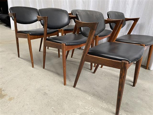 Sedie Kai Kristensen vintage design danese anni 60 [j44193] misure su richiesta