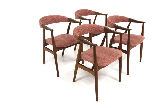 Sedie "Model 213" Thomas Harlev design danese vintage anni 60 [sw27276] misure L.55 H.73 P.52