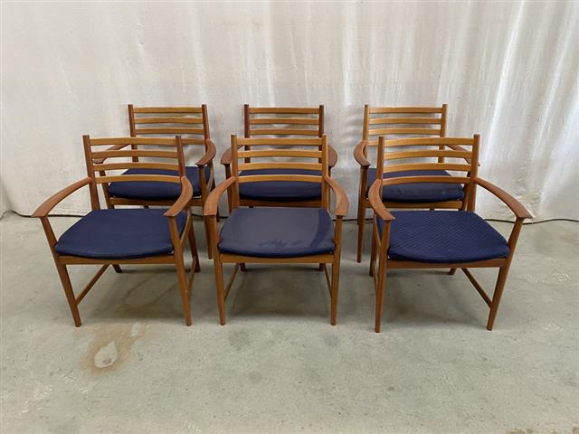 Sedie Rud Thygesen vintage design danese anni 60 [j43667] misure da richiedere