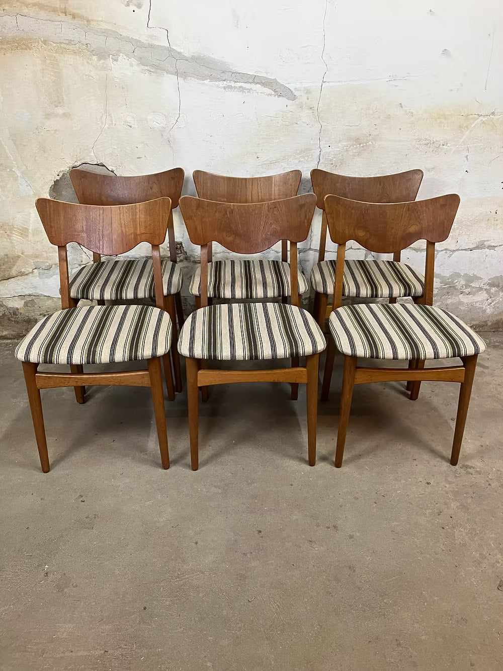 Sedie design danese vintage anni 60 [ck1998] misure da richiedere