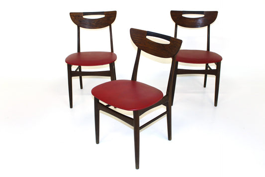 Sedie design danese vintage anni 60 [sw15285] misure L.45 H.80 P.50,5