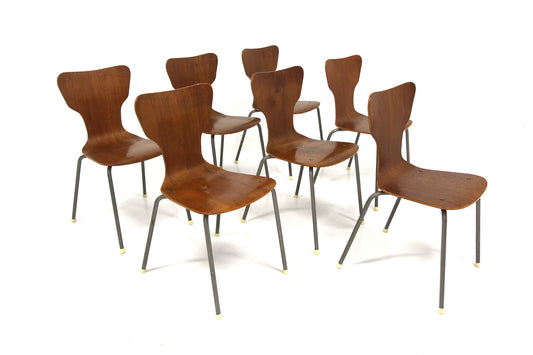 Sedie design danese vintage anni 60 [sw28029] misure L.42 H.79 P.46