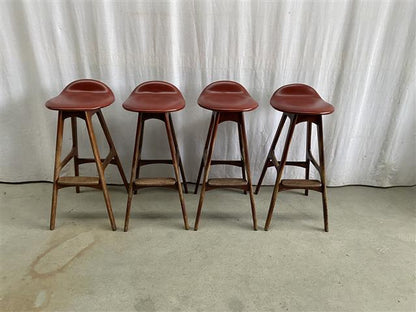 Sgabelli bar Erik Buck vintage design danese anni 60 [j43762] misure su richiesta