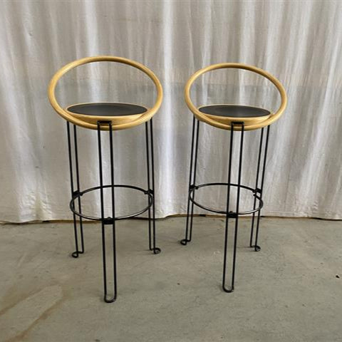 Sgabelli bar vintage design danese anni 60 [j43704] misure da richiedere