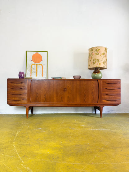 Sideboard Johannes Andersen design danese vintage anni 50 [86bst] misure L.238 H.83 P.50